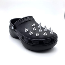 Croc Spike Shoe Charms    Custom Silver 26pc ...