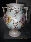 ROSEVILLE MORNING GLORY VASE WITH THE  FACTORY ORIGINAL GOLD STICKER