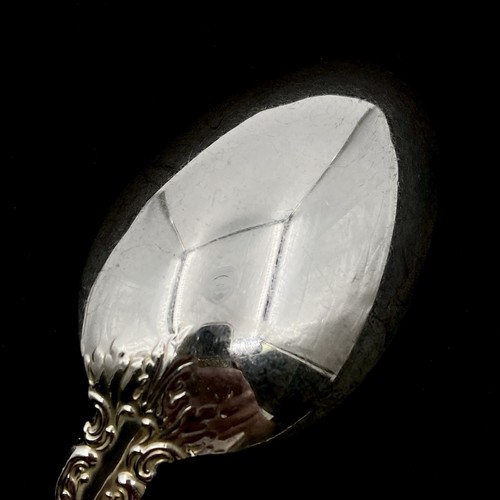 Gorham Chantilly Sterling Silver 5-3/4" Teaspoon - Mono F - Picture 7 of 8