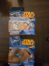 Hot Wheels Star Wars Die-Cast X-Wing & TIE Fighter New