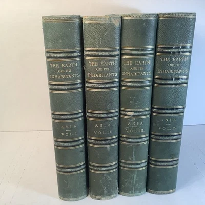 The Earth and Its Inhabitants: Asia 4 Volume Set 1884 - Image 1 of 4