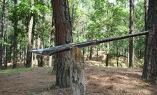 Custom Handmade Carbon Steel Blade Long Viking Handle Machete Hunting 36 inches