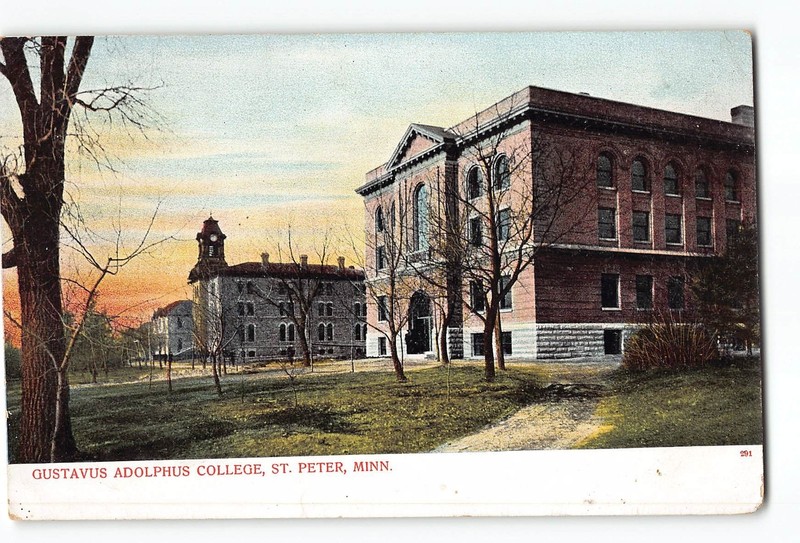 St. Peter Minnesota MN Postcard 1901-1907 Gustavus Adolphus College