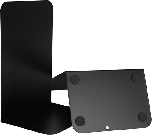 2pcsMetal Book Ends Decorative Bookends for Shelves Black - Picture 1 of 6
