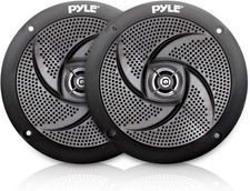 Low-Profile Waterproof Marine Speakers - 240W 6.5 Inch 2 Way 1 Pair Slim Style W
