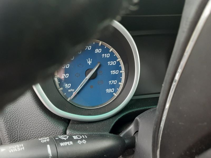 Speedometer 190 MPH Blue Face LCD Center Screen Fits 2014 MASERATI GHIBLI 667187
