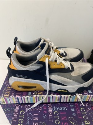Skechers Men's Skech-Air Extreme V2 Sneaker-232255-NVW Navy/White/Yellow US Sz 8