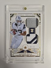 2025 Panini National Treasures Jaydon Blue Dual Patch Gold /35 Rookie RC #42