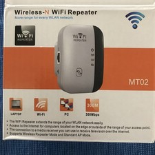 Wireless-N WiFi 300Mbps Repeater OPEN BOX NEW 
