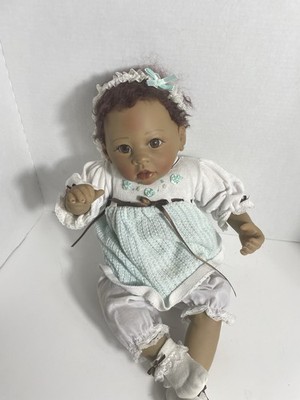 Ashton-Drake Linda Murray Reborn baby Alicia Vinyl Lifelike Baby Doll 