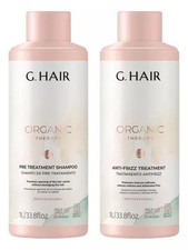 G-Hair Organic Therapy Shampoo Treatment Anti Volume 2 x 1 Liter Professional
