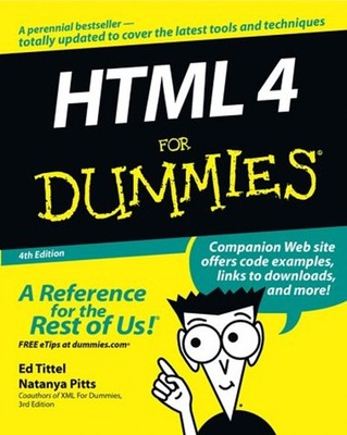 HTML 4 for Dummies  Paperback Natanya, Tittel, Ed Pitts