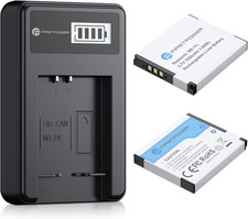 NB-11L NB-11LH Battery and USB Charger for Canon Powershot Elph 360 Elph 350 Elp
