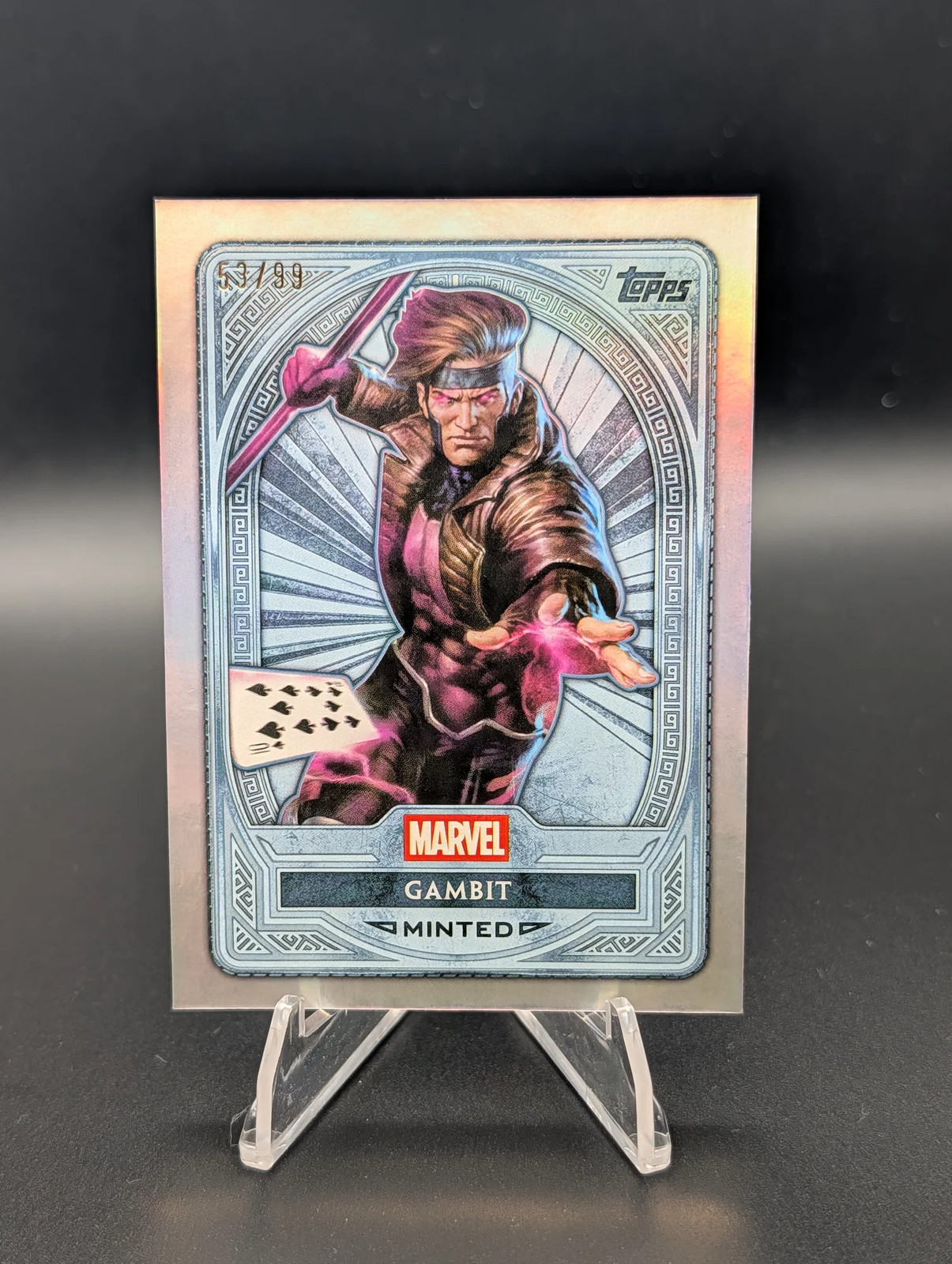 2025 Topps Marvel Mint Gambit Platinum /99 #119