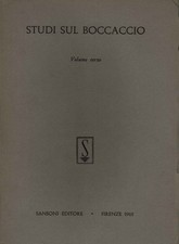 Studi sul Boccaccio (Volume III) - Vittore Branca (G. C. Sansoni Editore) [1965]