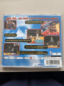 NBA 2K Sega Dreamcast Game Allen Iverson Complete In Case, manual, Tested