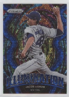2022 Panini Prizm Illumination Blue Donut Circle 87/199 Jacob deGrom #IL-1 4z8