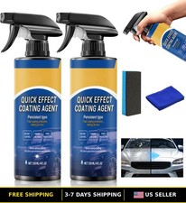 2Pcs Quick-Acting Car Coating Spray Advanced Auto Protection Agent