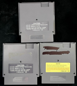 3 NES Games Lot - Bubble Bobble /Battle Chess / Cyberstadium Base Wars AUTHENTIC