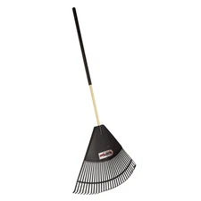 Cavex Series 32 In. Poly Leaf Rake with Large Comfort Grip