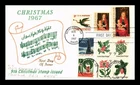 US COVER CHRISTMAS MADONNA AND CHILD FDC COMBO THERMOGRAPHED CACHET