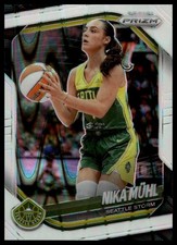 2025 Panini Prizm WNBA #127 Nika Muhl White Seismic Prizms