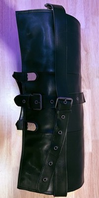 Garment Bag Anzugtasche Kleidertasche Reise Tasche Aufrollbar EchtLeder Schwarz