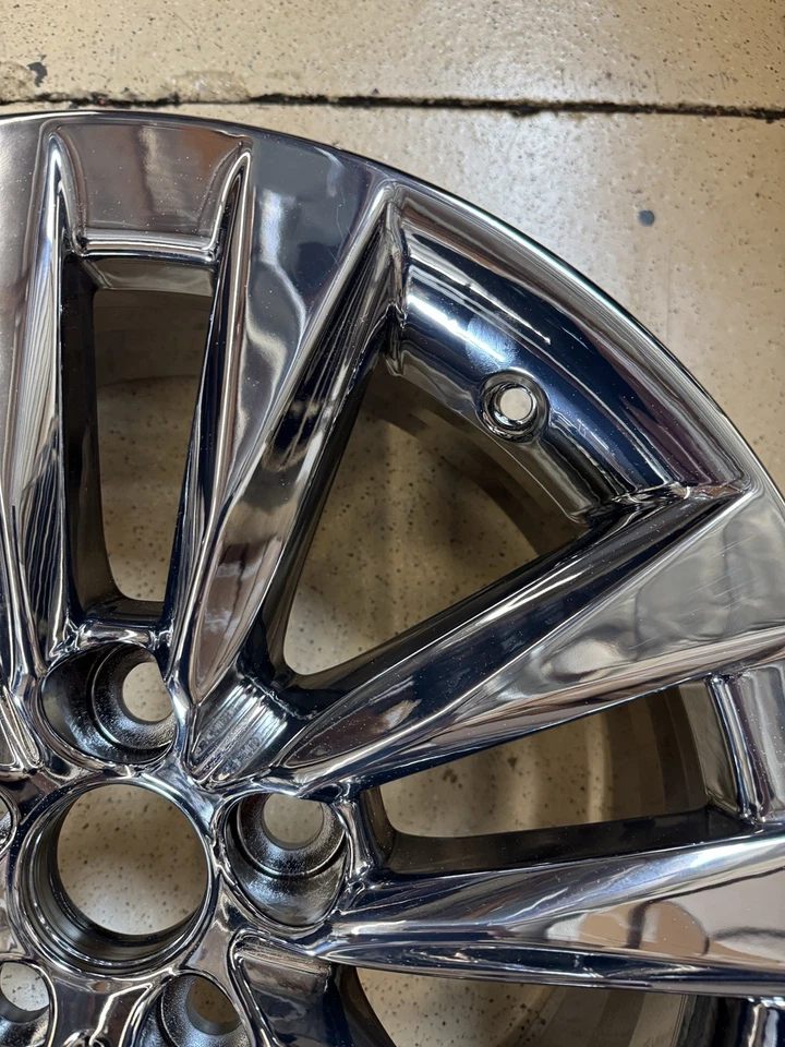 LEXUS LS460 LS600HL 18x7.5 2013-15 OEM WHEEL PVD Chrome 74283 4261A50121 W11032 - Image 2 of 4