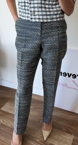 Women PT01 Trousers Navy Polyester 40 / L / 48