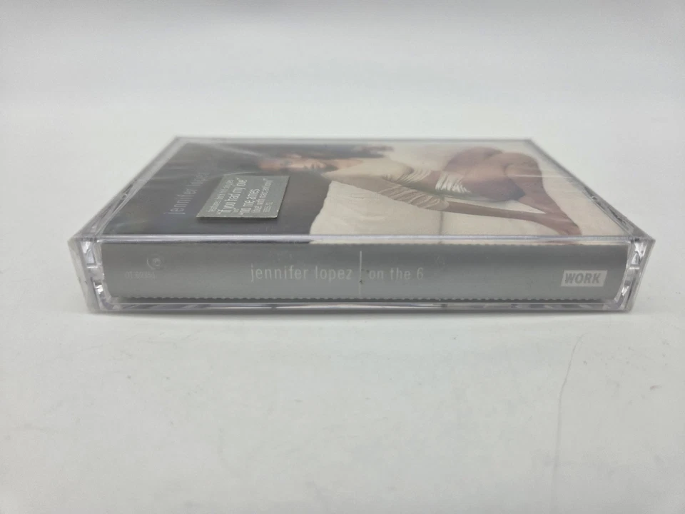 RARE JENNIFER LOPEZ ON THE 6 CASSETTE 1999 USA EDITION HYPE STICKER SEALED - Image 3 of 4