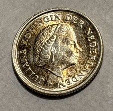 1966 Netherland Antilles Brilliant Uncirculated Silver Coin