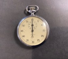Vintage Jaquet Swiss Stopwatch Inscribed With Anne Marie Fritsch on The Back.