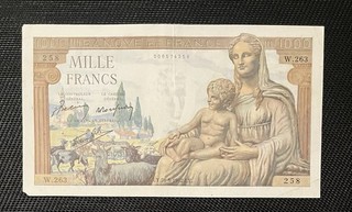 France: Billet de 1000 FRANCS DEMETER du 28 05 1942 W.263 F.40 01