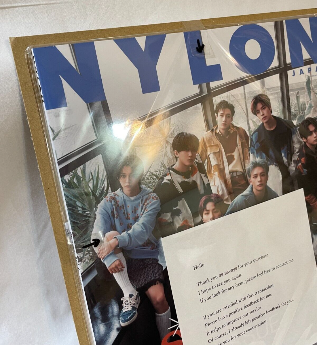 NYLON Japan Stray Kids Issue 2023 Magazine K-pop w/Photo Card Yezi