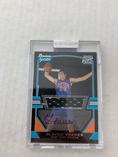 Slavko Vranes 2003-04 Signatures Rookie Jersey Auto Card #94 Serial #0143/1250