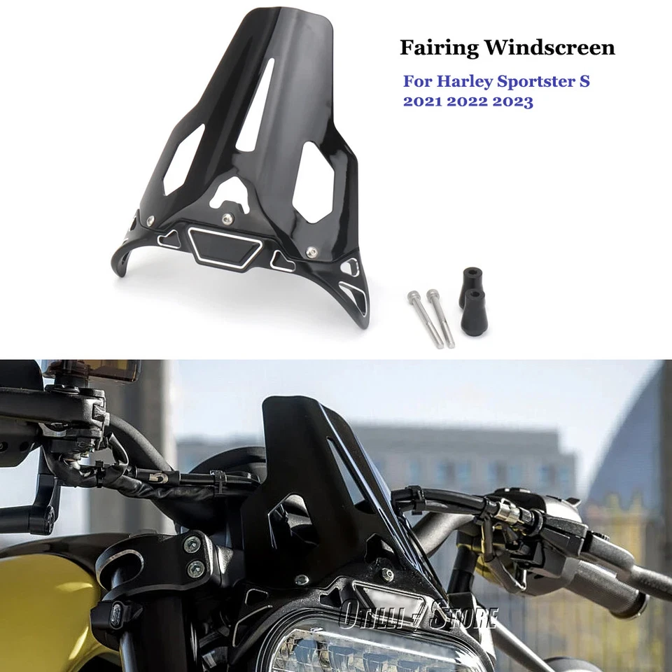 Carenado de parabrisas de PC para Harley Sportster S 2021 2022 2023 Foto 2 de 4