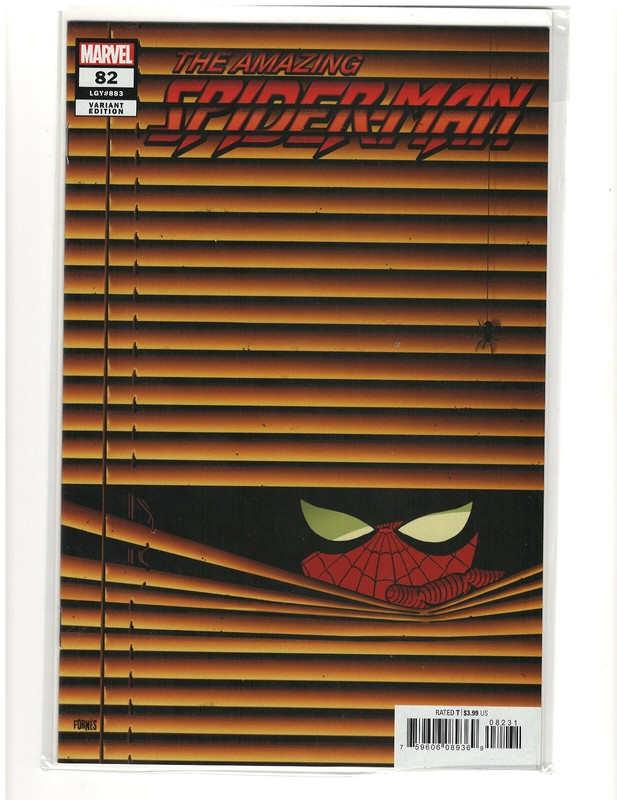 Amazing Spiderman Volume 5 #82 Fornes variant 9.6