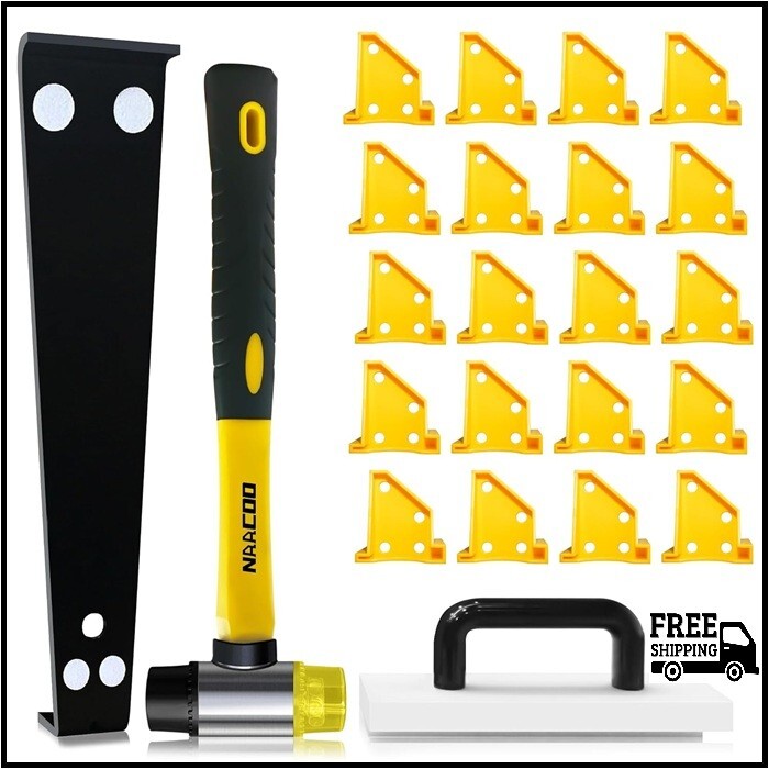 NAACOO Laminate & Vinyl Flooring Installation Kit with Essential Tools-image
