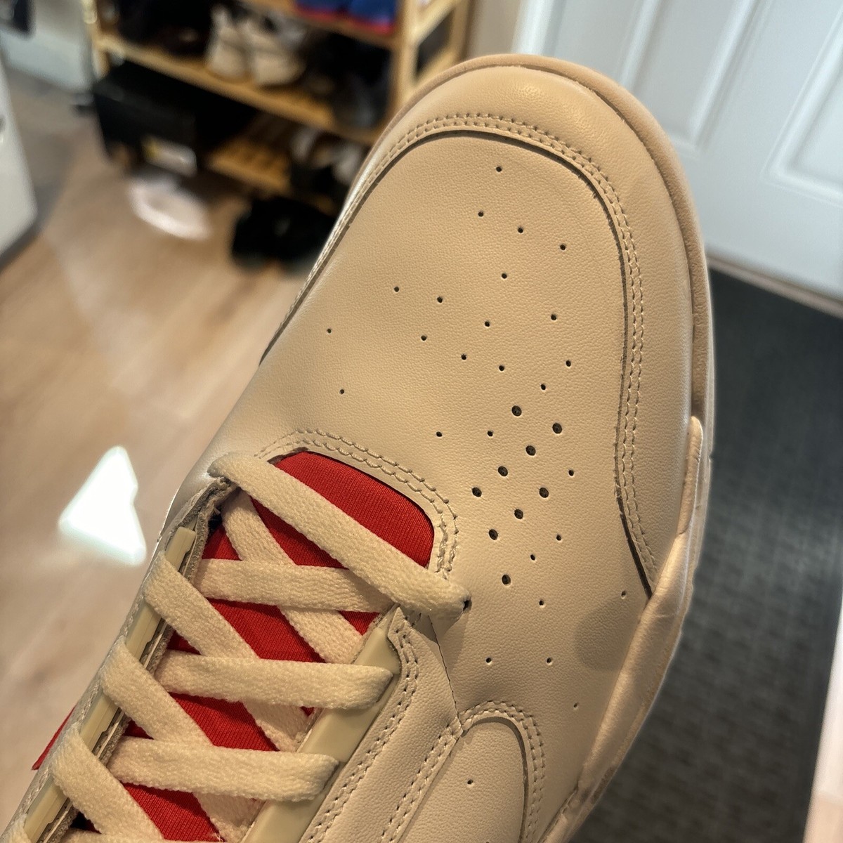 Size 14 Nike Air Flight Lite Mid White University Red for sale