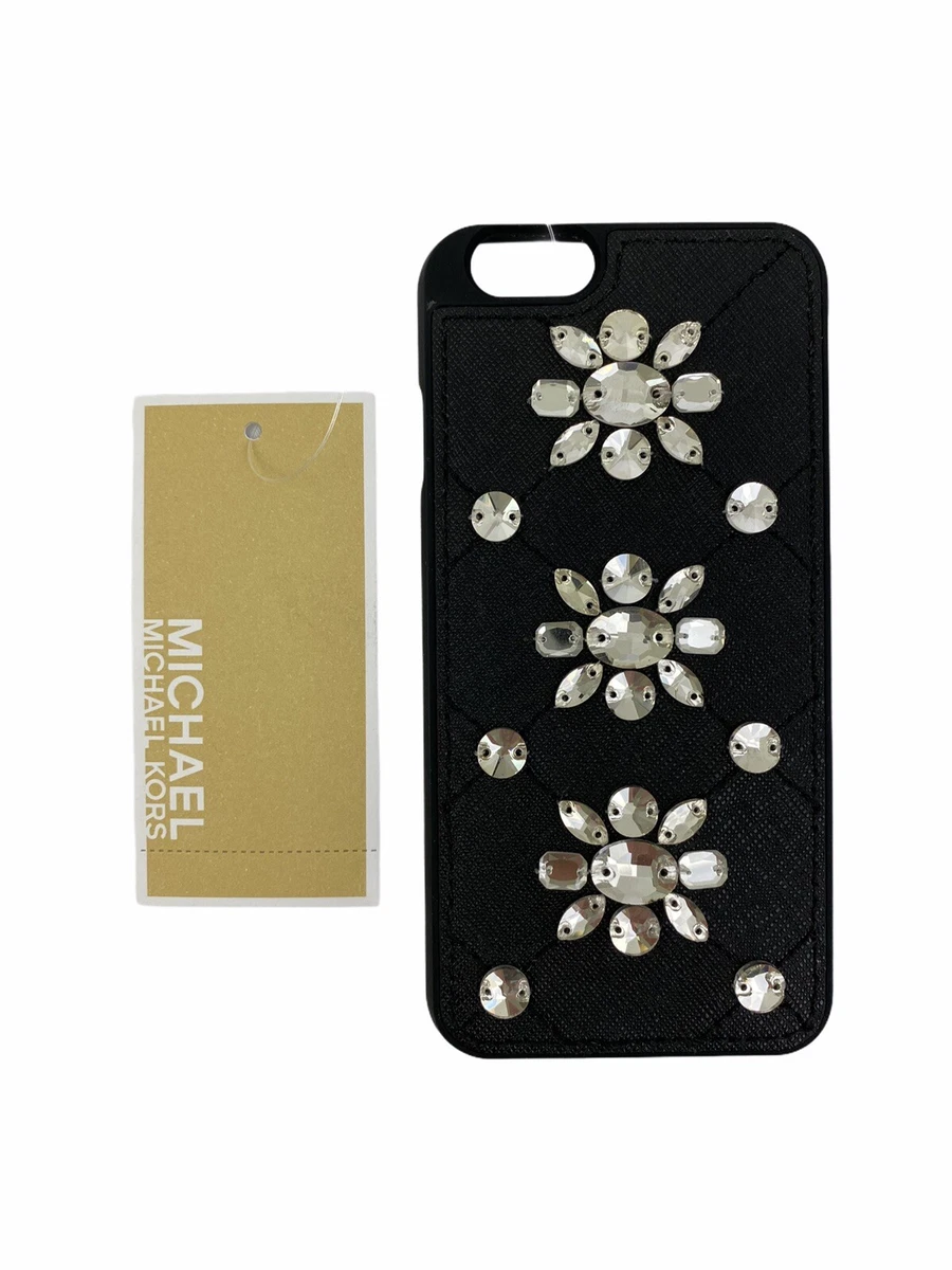Michael Kors Handyh lle Juwel verziert Saffiano iPhone 6 6S UVP 70 Neu