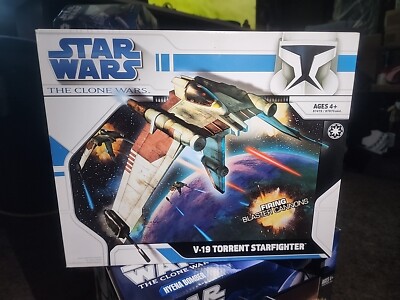 Star Wars Clone Wars V-19 Torrent Starfighter 3.75