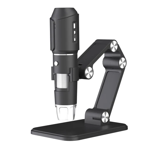 HD WiFi Digital Microscope 50x-1600x Magnifier with 8 LED Light Adjustable Stand