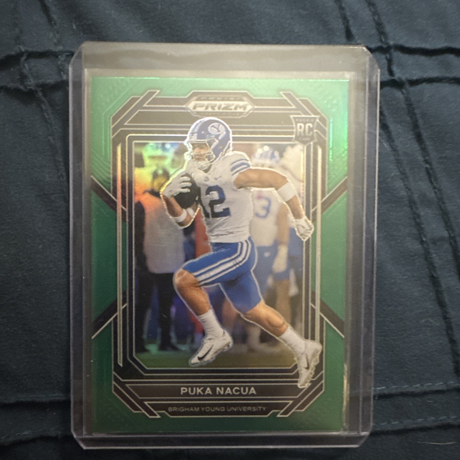 2023 Panini Prizm Draft Picks - Green Prizm #197 Puka Nacua (RC)