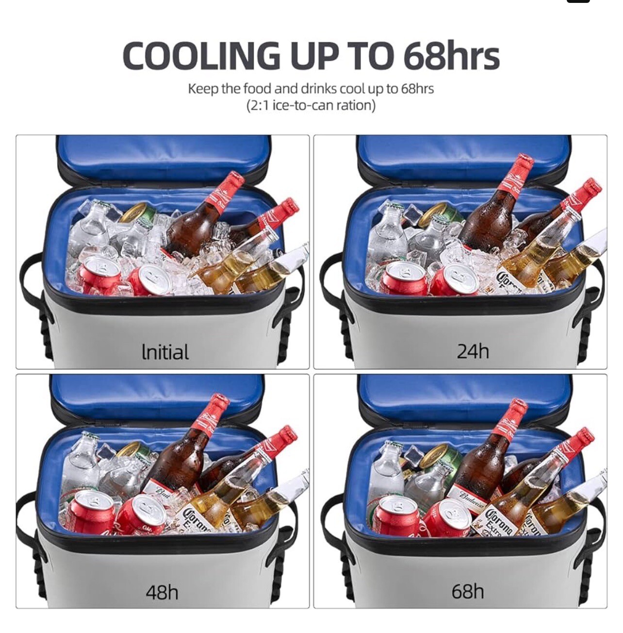 ROCKBROS Backpack Cooler LeakProof Soft Sided Cooler Waterproof