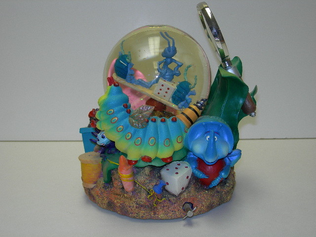 The Disney Store A BUG'S LIFE Musical Snow Globe Randy Newman Flik