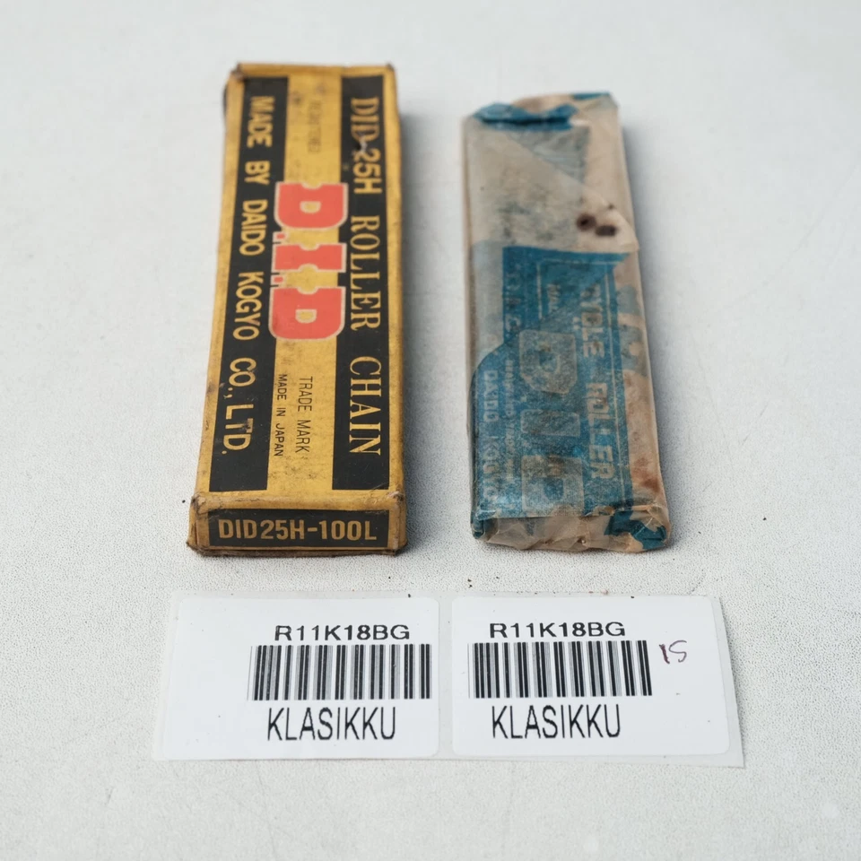 Se adapta a HONDA CB100 CB125S CL100 CL125S SL100 SL125 XL125 CADENA AM 25H-100L Foto 2 de 4