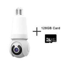 Bulb Camera Smart Surveillance Security Tracking Night Vision Can Illuminated