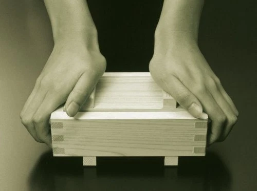 Yamako Japan Oshizushihako Box Mold Pressed Sushi Rice wooden case 5 cut - Image 2 of 3