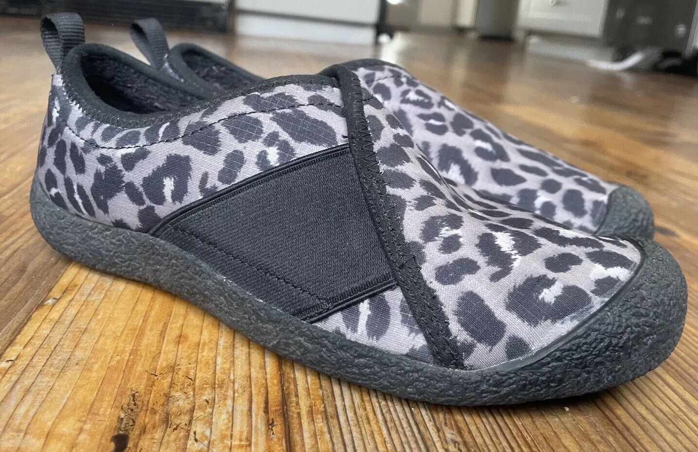 Keen donna howser avvolgente stampa ghepardo nero casual 7 5 38
