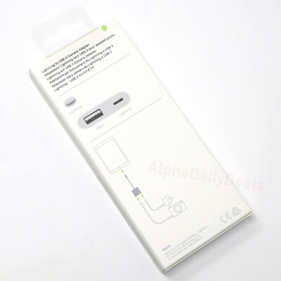 Apple Lightning - USB 3カメラアダプタ　　3個 iPhone USB変換アダプタ Lightning-USB 3カメラアダプタ